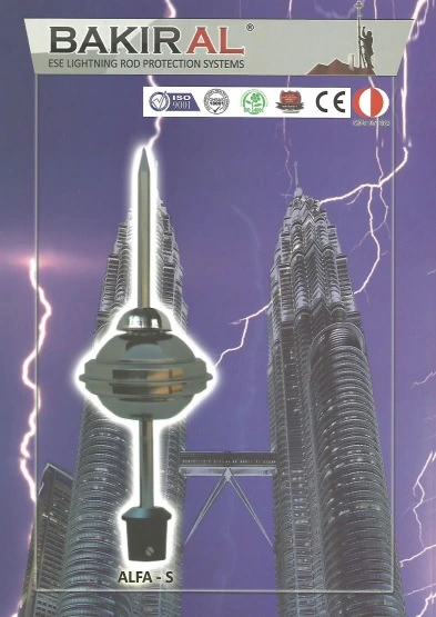 penangkal petir bakiral alfa s